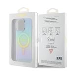 Laptop, Telefoane si Tablete - Telefoane mobile si accesorii - Accesorii Telefoane - Huse telefoane - Husa pentru iPhone 15 Pro Max - Guess IML Iridescent MagSafe (GUHMP15XHITSQ) - Turcoaz - Infinity.ro
