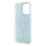 Laptop, Telefoane si Tablete - Telefoane mobile si accesorii - Accesorii Telefoane - Huse telefoane - Husa pentru iPhone 15 Pro Max - Guess IML Iridescent MagSafe (GUHMP15XHITSQ) - Turcoaz - Infinity.ro