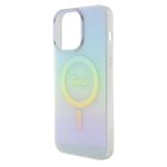 Laptop, Telefoane si Tablete - Telefoane mobile si accesorii - Accesorii Telefoane - Huse telefoane - Husa pentru iPhone 15 Pro Max - Guess IML Iridescent MagSafe (GUHMP15XHITSQ) - Turcoaz - Infinity.ro