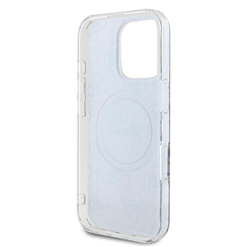 Laptop, Telefoane si Tablete - Telefoane mobile si accesorii - Accesorii Telefoane - Huse telefoane - Husa pentru iPhone 16 Pro - Guess IML 4G MagSafe (GUHMP16LH4STB) - Albastru - Infinity.ro