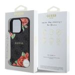 Laptop, Telefoane si Tablete - Telefoane mobile si accesorii - Accesorii Telefoane - Huse telefoane - Husa pentru iPhone 16 Pro - Guess Hardcase 4G Flower Print MagSafe (GUHMP16LP4ROPEMCK) - Negru - Infinity.ro