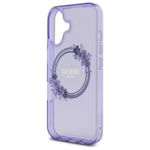 Laptop, Telefoane si Tablete - Telefoane mobile si accesorii - Accesorii Telefoane - Huse telefoane - Husa pentru iPhone 16 - Guess IML Flowers Wreath MagSafe (GUHMP16SHFWFCU) - Mov - Infinity.ro
