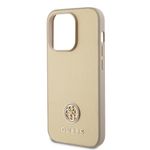 Laptop, Telefoane si Tablete - Telefoane mobile si accesorii - Accesorii Telefoane - Huse telefoane - Husa pentru iPhone 15 Pro Max - Guess Strass Metal Logo (GUHCP15XPS4DGPD) - Auriu - Infinity.ro