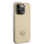 Laptop, Telefoane si Tablete - Telefoane mobile si accesorii - Accesorii Telefoane - Huse telefoane - Husa pentru iPhone 15 Pro Max - Guess Strass Metal Logo (GUHCP15XPS4DGPD) - Auriu - Infinity.ro