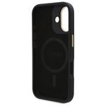 Laptop, Telefoane si Tablete - Telefoane mobile si accesorii - Accesorii Telefoane - Huse telefoane - Husa pentru iPhone 16 Plus - Guess Hardcase 4G Logo Plate MagSafe (GUHMP16MU4GPRK) - Negru - Infinity.ro