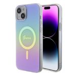 Laptop, Telefoane si Tablete - Telefoane mobile si accesorii - Accesorii Telefoane - Huse telefoane - Husa pentru iPhone 15 - Guess IML Iridescent MagSafe (GUHMP15SHITSU) - Mov - Infinity.ro
