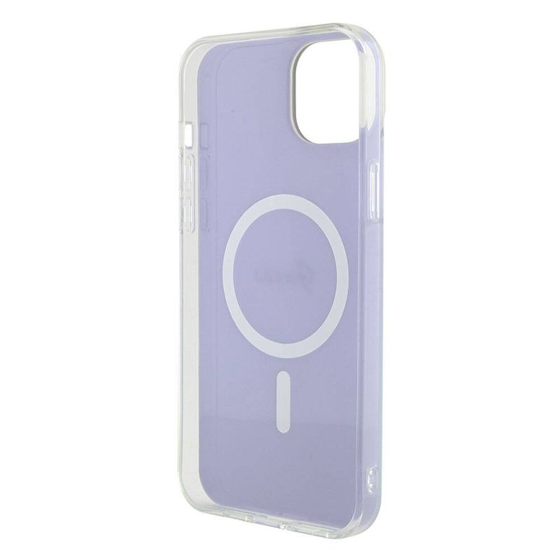Laptop, Telefoane si Tablete - Telefoane mobile si accesorii - Accesorii Telefoane - Huse telefoane - Husa pentru iPhone 15 - Guess IML Iridescent MagSafe (GUHMP15SHITSU) - Mov - Infinity.ro