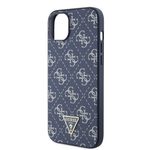 Laptop, Telefoane si Tablete - Telefoane mobile si accesorii - Accesorii Telefoane - Huse telefoane - Husa pentru iPhone 15 Plus - Guess Hardcase 4G Triangle Metal Logo (GUHCP15MPG4GPB) - Albastru - Infinity.ro