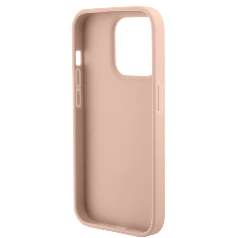 Laptop, Telefoane si Tablete - Telefoane mobile si accesorii - Accesorii Telefoane - Huse telefoane - Husa pentru iPhone 15 Pro Max - Guess Croco Triangle Metal Logo (GUHCP15XPCRTHCP) - Roz - Infinity.ro