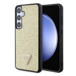 Laptop, Telefoane si Tablete - Telefoane mobile si accesorii - Accesorii Telefoane - Huse telefoane - Husa pentru Samsung Galaxy S24 Plus - Guess Rhinestone Triangle (GUHCS24MHDGPPD) - Auriu - Infinity.ro