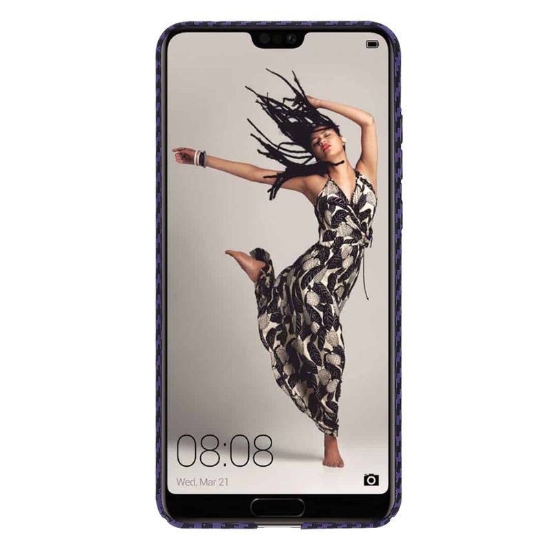 Laptop, Telefoane si Tablete - Telefoane mobile si accesorii - Accesorii Telefoane - Huse telefoane - Husa pentru Huawei P20 Pro - Techsuit Carbonite FiberShell - Mov - Infinity.ro