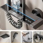 Casa si Gradina - Sanitare - Cazi si cabine de dus - Coloane si seturi de dus - Coloana de dus HAWIRE C-4180, Afisare LED temperatura si timp, 4 Functii curgere apa, Inaltime 125cm, aluminiu, 30x20cm - Infinity.ro