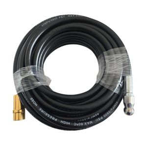 Furtun pentru curatarea tevilor de canalizare, Duza cu 4 orificii de pulverizare, Compatibil cu aparatele Karcher K2-K7