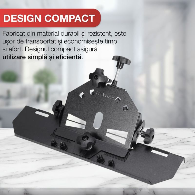 Casa si Gradina - Constructii - Scule electrice si accesorii - Accesorii polizare si slefuire - Adaptor polizor unghiular tip flex, HAWIRE Slider 45, taiere in 45 grade gresie si faianta, compatibil flex 115mm sau 125mm - Infinity.ro