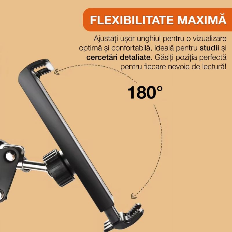 Laptop, Telefoane si Tablete - Telefoane mobile si accesorii - Accesorii Telefoane - Suport si docking telefoane - Suport metalic pentru telefon/tableta de podea HAWIRE, Stand multifunctional, Unghi reglabil la 360°, Inaltime 175cm - Infinity.ro