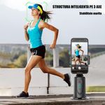 Laptop, Telefoane si Tablete - Telefoane mobile si accesorii - Accesorii Telefoane - Suport si docking telefoane - Suport telefon cu urmarire automata persoane HAWIRE Q9, Rotire 360 grade orizontala, Iluminare LED, Recunoastere faciala - Infinity.ro