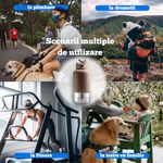 Casa si Gradina - Bucatarie si vesela - Accesorii bar - Termosuri si Cani termos - Sticla termos multifunctionala portabila 3 in 1 Lommad®, Otel Inoxidabil, Izolatie strat dublu cu vid, 1l - Infinity.ro