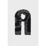 Fashion, accesorii si bijuterii - Femei - Accesorii femei - Esarfe si fulare femei - Esarfa dama Armani Exchange 944106 185 x 88 cm Negru | Alb - Infinity.ro