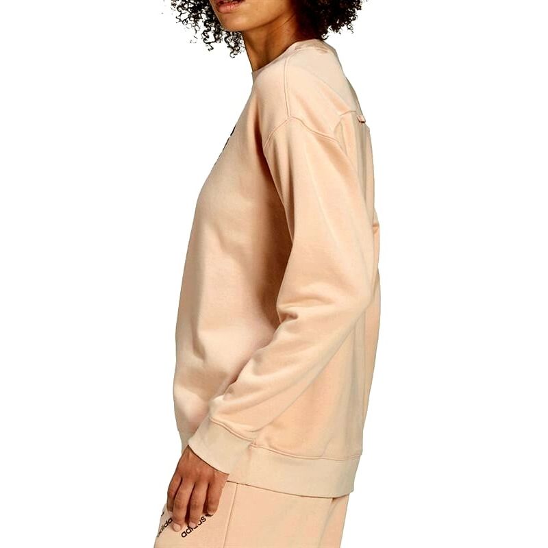 Fashion, accesorii si bijuterii - Femei - Imbracaminte femei - Hanorace femei - Hanorac dama Adidas Crew HM4867, 40 EU, Bej - Infinity.ro