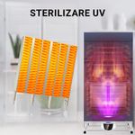 Market - Spalare si intretinere rufe - Uscatoare de rufe si accesorii - Uscator de rufe cu sterilizare UV, pliabil, portabil, aer cald circulant, temporizator, ecran tactil, albastru - Infinity.ro