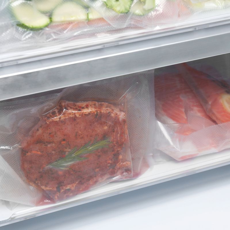 Market - Curatenie si intretinere casa - Produse bucatarie - Pungi si folii alimentare - Pachet 300 Pungi Vidat Gofrate pentru alimente, 90 microni, Neste® - 20 x 25 cm - Infinity.ro