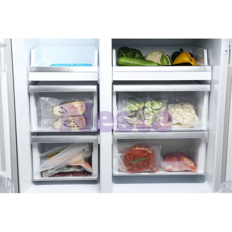 Market - Curatenie si intretinere casa - Produse bucatarie - Pungi si folii alimentare - 300 Pungi Vidat Gofrate pentru alimente, 3 dimensiuni diferite - Infinity.ro