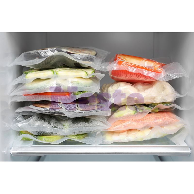 Market - Curatenie si intretinere casa - Produse bucatarie - Pungi si folii alimentare - 300 Pungi Vidat Gofrate pentru alimente, 3 dimensiuni diferite - Infinity.ro