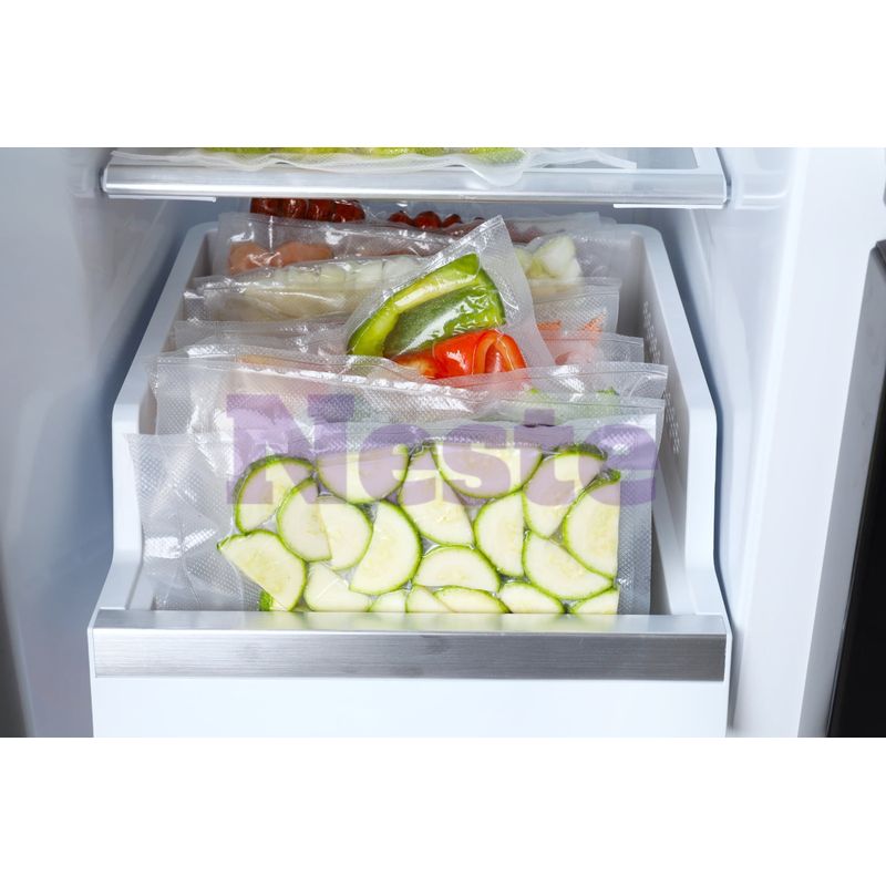 Market - Curatenie si intretinere casa - Produse bucatarie - Pungi si folii alimentare - 300 Pungi Vidat Gofrate pentru alimente, 3 dimensiuni diferite - Infinity.ro