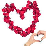 Casa si Gradina - Decoratiuni - Decoratiuni petrecere - Accesorii pentru petrecere - Set 100 bucati, petale de trandafiri, culoarea rosu - Infinity.ro