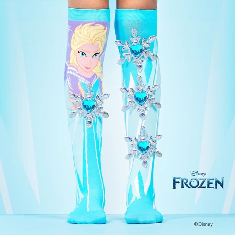 Fashion, accesorii si bijuterii - Copii - Lenjerie si pijamale copii - Sosete si dresuri copii - Sosete lungi colorate Madmia pentru fete fantasy Frozen 3-5 ani - Infinity.ro