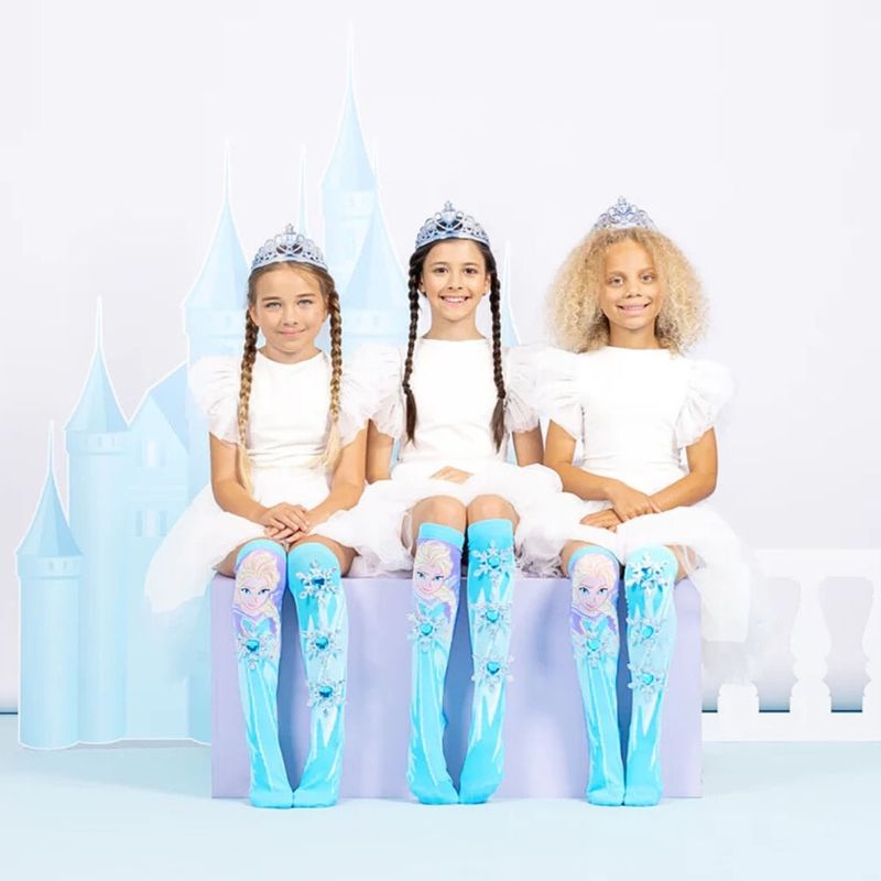 Fashion, accesorii si bijuterii - Copii - Lenjerie si pijamale copii - Sosete si dresuri copii - Sosete lungi colorate Madmia pentru fete fantasy Frozen 3-5 ani - Infinity.ro