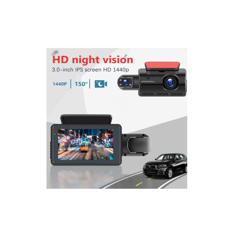 Auto si Moto - Electronice auto - Camere auto si DVR - Camera auto de bord DVR duala RoHS® SafetyFIRST - Infinity.ro