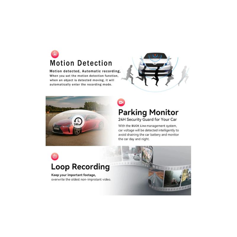 Auto si Moto - Electronice auto - Camere auto si DVR - Camera auto de bord DVR duala RoHS® SafetyFIRST - Infinity.ro