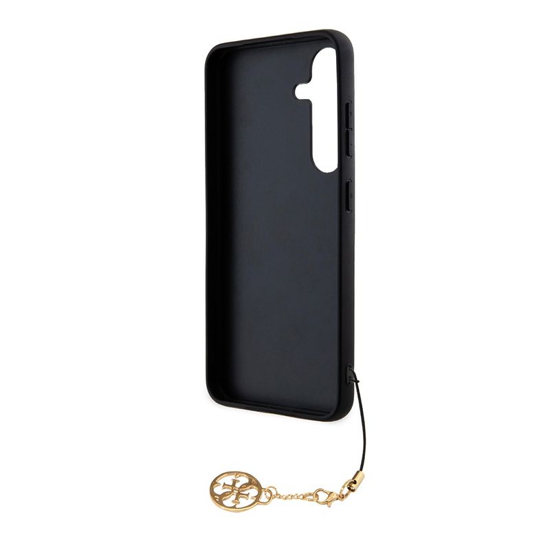 Laptop, Telefoane si Tablete - Telefoane mobile si accesorii - Accesorii Telefoane - Huse telefoane - Husa pentru Samsung Galaxy S24 Plus - Guess Hardcase 4G Charms Collection (GUHCS24MGF4GGR) - Negru - Infinity.ro