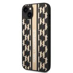 Laptop, Telefoane si Tablete - Telefoane mobile si accesorii - Accesorii Telefoane - Huse telefoane - Husa iPhone 14 Plus - Karl Lagerfeld Hardcase Monogram (KLHCP14MPGKLSKW) - Maro Stripe - Infinity.ro
