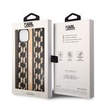 Laptop, Telefoane si Tablete - Telefoane mobile si accesorii - Accesorii Telefoane - Huse telefoane - Husa iPhone 14 Plus - Karl Lagerfeld Hardcase Monogram (KLHCP14MPGKLSKW) - Maro Stripe - Infinity.ro