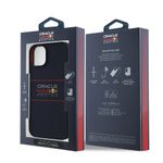 Laptop, Telefoane si Tablete - Telefoane mobile si accesorii - Accesorii Telefoane - Huse telefoane - Husa pentru iPhone 14 - RosuBull Racing Silicone Horizontal CenteRosuLogo MagSafe (RBHMP14S24SIHSRV) - Albastru inchis - Infinity.ro