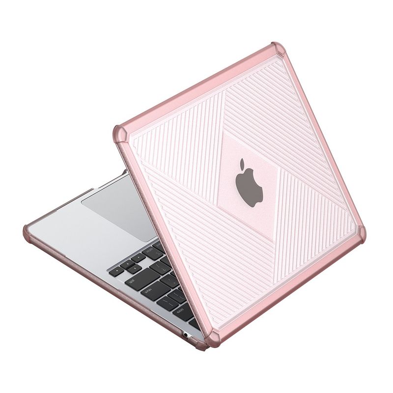 Laptop, Telefoane si Tablete - Tablete si accesorii tablete - Accesorii Tablete - Huse tablete - Husa pentru MacBook Air 15" (2023 / 2024) - Dux Ducis LCGH Series - Roz - Infinity.ro