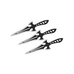 Sport si Outdoor - Camping - Cutite, bricege si accesorii - Cutite si bricege - Set de trei cutite de aruncat Darts, 19 cm, otel inoxidabil - Infinity.ro