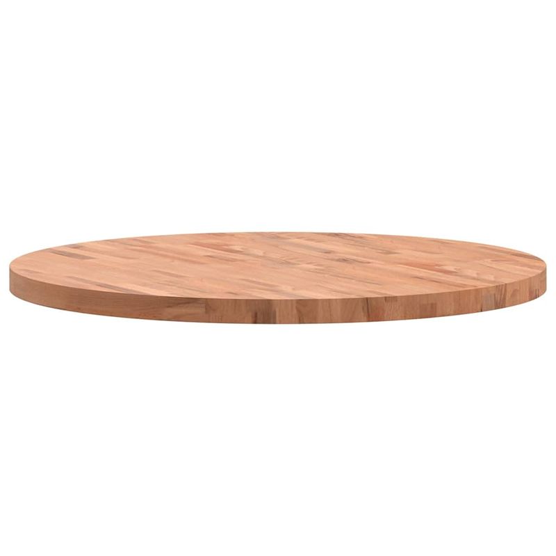 Casa si Gradina - Mobilier - Feronerie si accesorii mobila - Blat de masa rotund, diametru 90x4 cm, lemn masiv de fag, maro - Infinity.ro