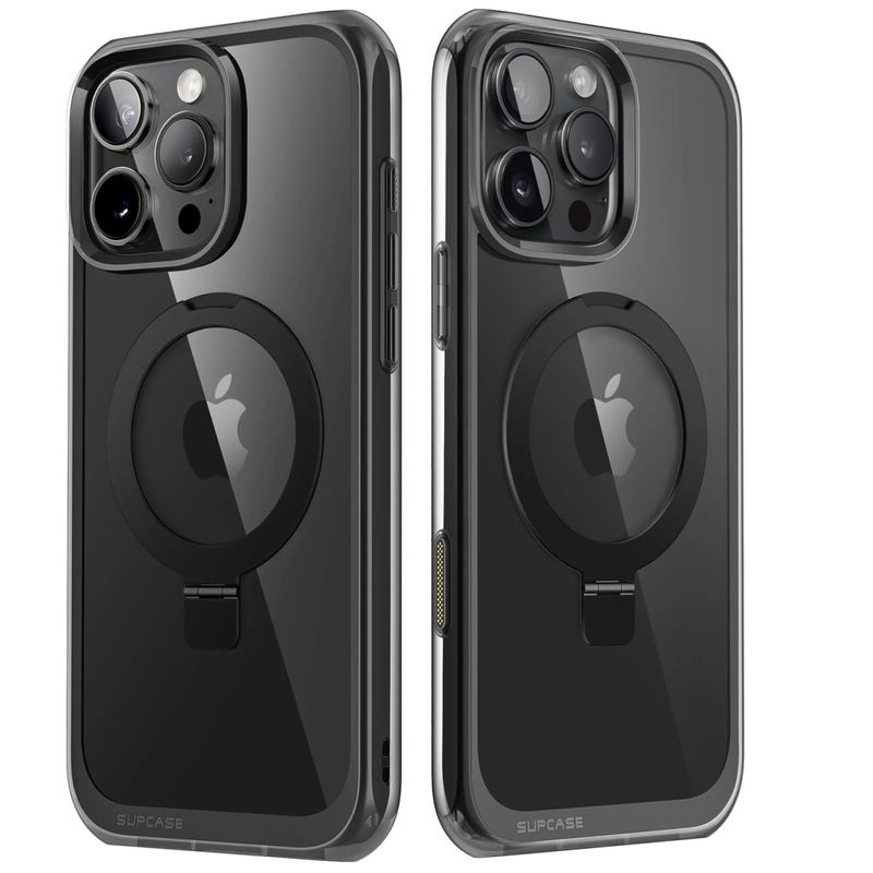 Laptop, Telefoane si Tablete - Telefoane mobile si accesorii - Accesorii Telefoane - Huse telefoane - Husa pentru iPhone 16 Pro - Supcase Unicorn Beetle MagStand - Frost Negru - Infinity.ro