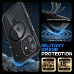 Laptop, Telefoane si Tablete - Telefoane mobile si accesorii - Accesorii Telefoane - Huse telefoane - Husa pentru iPhone 16 Pro - Supcase Unicorn Beetle MagStand - Frost Negru - Infinity.ro