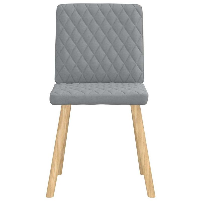 Casa si Gradina - Mobilier - Scaune si fotolii - Scaune - Scaune de bucatarie pivotante, 4 buc., gri deschis, textil - Infinity.ro