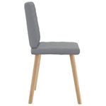 Casa si Gradina - Mobilier - Scaune si fotolii - Scaune - Scaune de bucatarie pivotante, 4 buc., gri deschis, textil - Infinity.ro