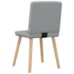 Casa si Gradina - Mobilier - Scaune si fotolii - Scaune - Scaune de bucatarie pivotante, 4 buc., gri deschis, textil - Infinity.ro