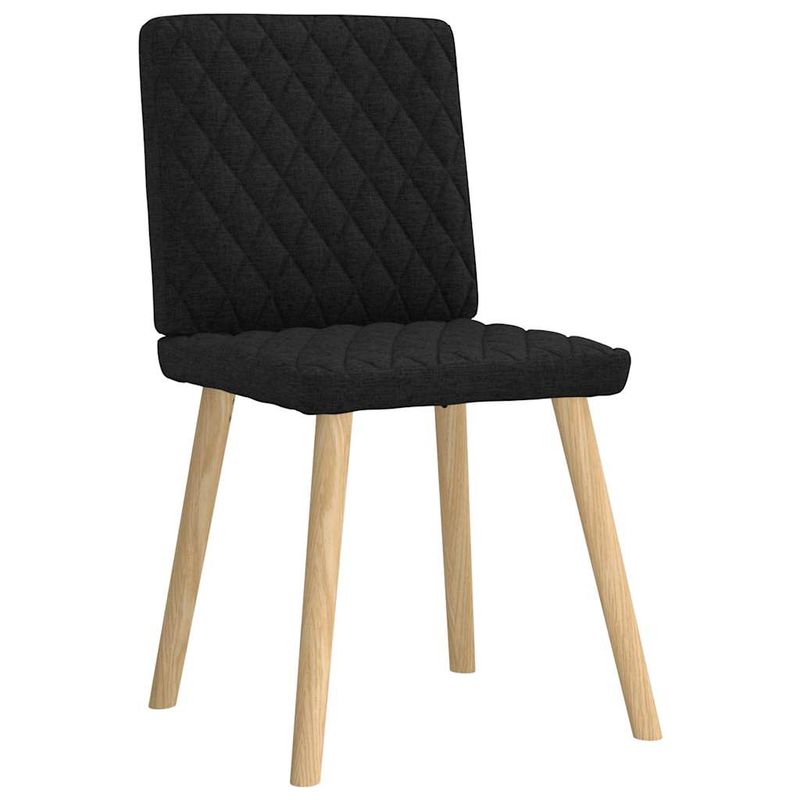 Casa si Gradina - Mobilier - Scaune si fotolii - Scaune - Scaune de bucatarie, 4 buc., negru, material textil - Infinity.ro