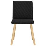 Casa si Gradina - Mobilier - Scaune si fotolii - Scaune - Scaune de bucatarie, 4 buc., negru, material textil - Infinity.ro