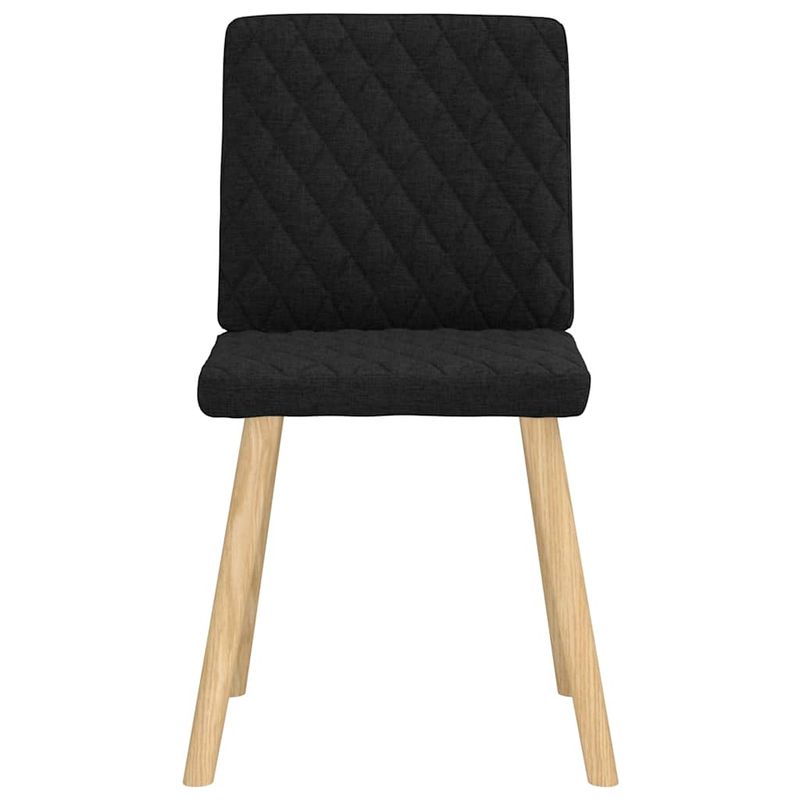 Casa si Gradina - Mobilier - Scaune si fotolii - Scaune - Scaune de bucatarie, 4 buc., negru, material textil - Infinity.ro