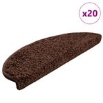 Casa si Gradina - Textile si covoare - Covoare - Covoare casa - Covorase scara 20 buc maro 65x21x4 cm - Infinity.ro