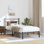 Casa si Gradina - Mobilier - Paturi si accesorii - Paturi - Cadru pat fara saltea stejar maro, 90x190 cm, lemn prelucrat - Infinity.ro